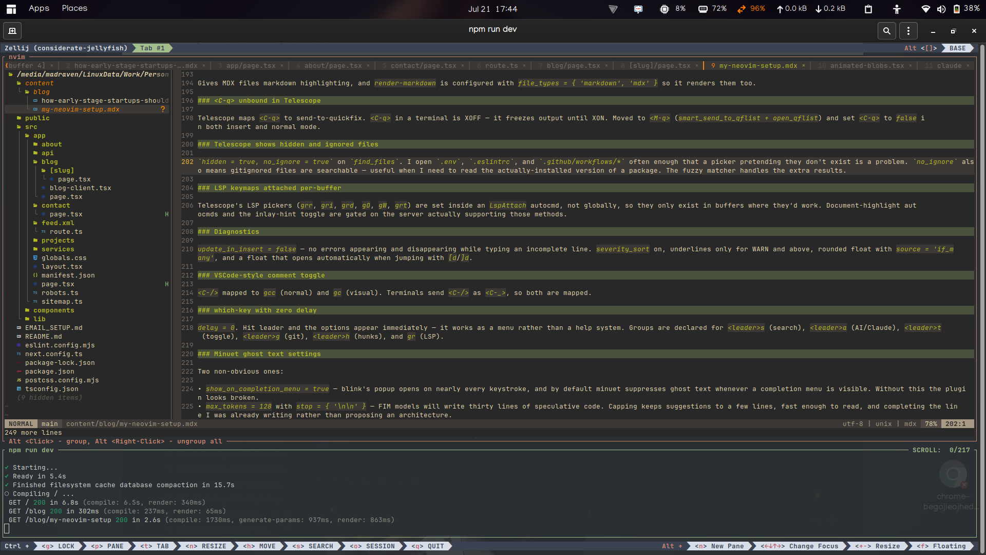 My NeoVim Setup